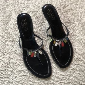 Vintage Coach Tag Kitten Heels